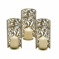 Mindy Brownes Woven Metal Triple Candleholder MW009